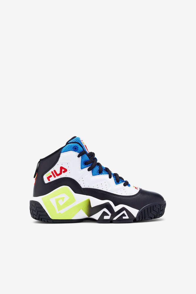 Fila Sneakers Barn Hvite/Svart/Blå Mb 098647-AMC